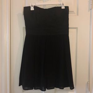 Strapless Wrap Dress